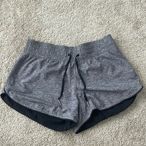 Lululemon Reversible Black/Heathered Gray Shorts